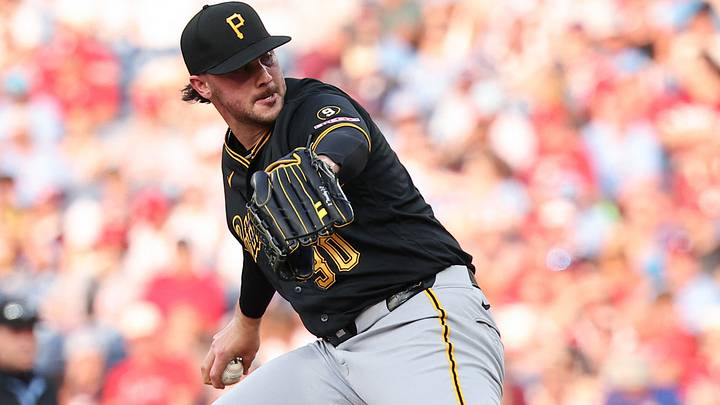 Jul 1, 2026; Philadelphia, Pennsylvania, USA; Pittsburgh Pirates pitcher Paul Skenes (30) throws a pitch during the second inning against the Philadelphia Phillies at Citizens Bank Park. Jul 1, 2026; Philadelphia, Pennsylvania, USA; Pittsburgh Pirates pitcher Paul Skenes (30) throws a pitch during the second inning against the Philadelphia Phillies at Citizens Bank Park.