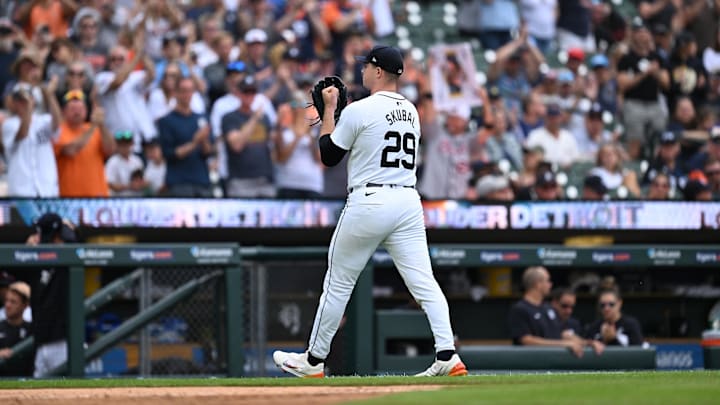 Detroit Tigers pitcher Tarik Skubal.
