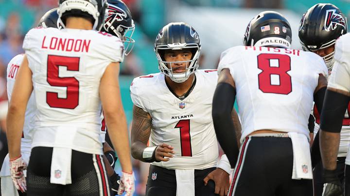 The Atlanta Falcons dominated the Miami Dolphins in the first half, including an opening touchdown drive from Tua Tagovailoa. The Atlanta Falcons dominated the Miami Dolphins in the first half, including an opening touchdown drive from Tua Tagovailoa.