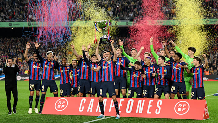 Barça tinha sido campeão espanhol pela última vez na temporada 2022/23