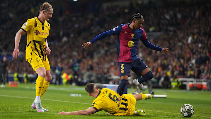 FC Barcelona v Borussia Dortmund - UEFA Champions League 2024/25 Quarter Final First Leg