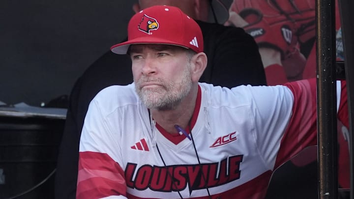 Louisville's Dan McDonnell coaches his team against Vanderbilt Tuesday night at Jim Patterson Stadium.