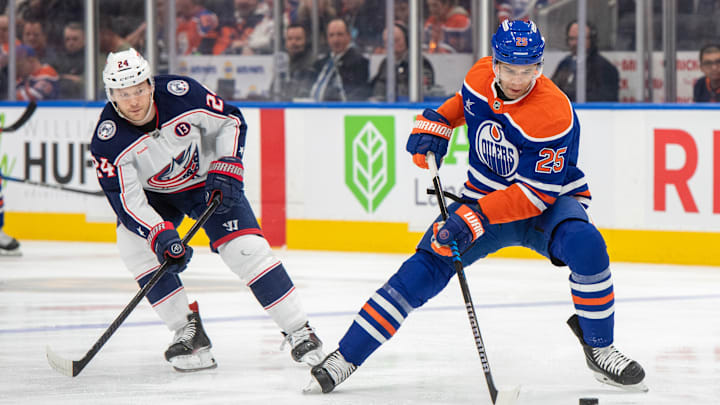 Columbus Blue Jackets v Edmonton Oilers