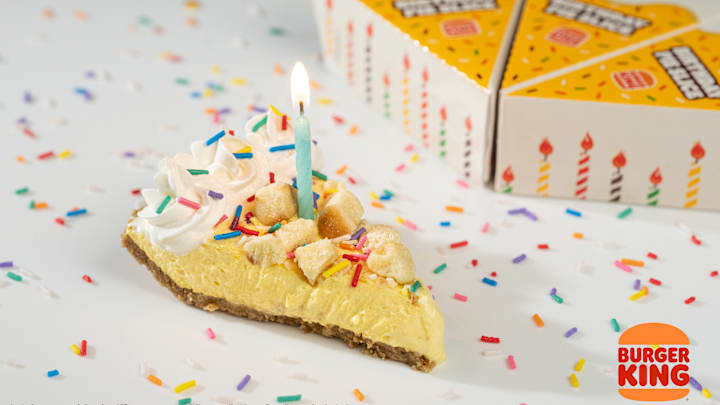 Burger King Birthday Pie Slice