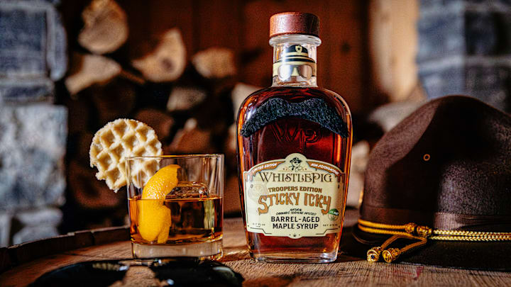 Old Fashioned using WhistlePig Sticky Icky Barrel-Aged Maple Syrup
