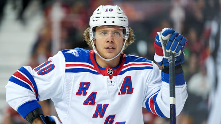 New York Rangers v Calgary Flames New York Rangers v Calgary Flames