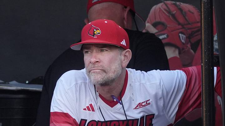Louisville's Dan McDonnell coaches his team against Vanderbilt Tuesday night at Jim Patterson Stadium.
May 6, 2025