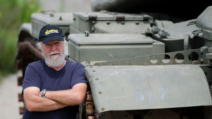 Hershel Greene (Scott Wilson) - The Walking Dead _ Season 4, Episode 8 _ BTS - Photo Credit: Gene Page/AMC