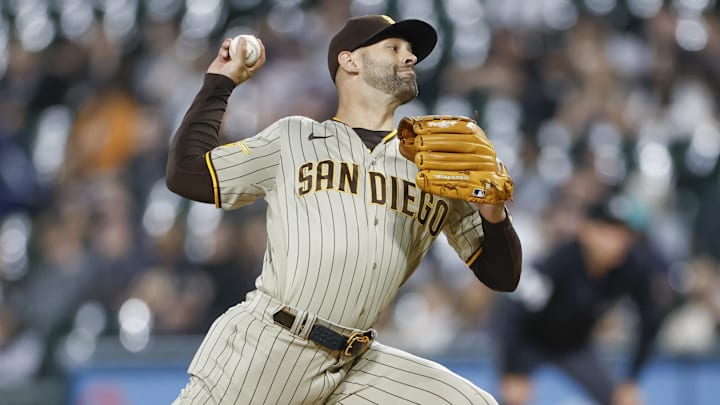 San Diego Padres starting pitcher Nick Martinez