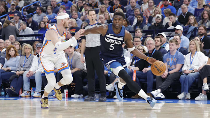 The Minnesota Timberwolves completed a furious second half comeback to stun the Oklahoma City Thunder on Monday night.