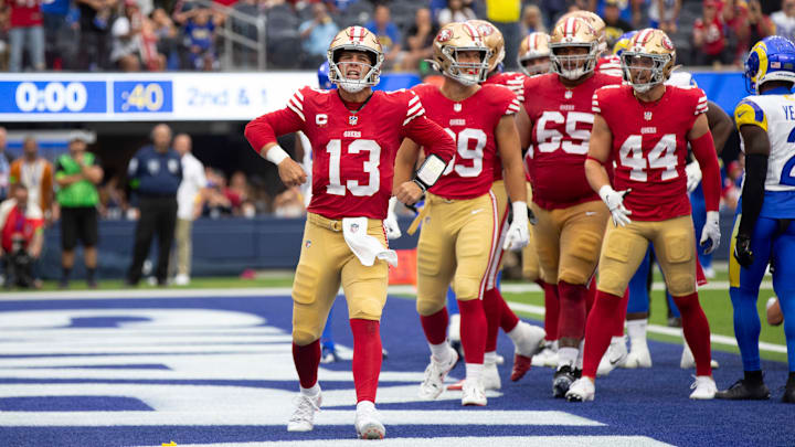San Francisco 49ers quarterback Brock Purdy (13)