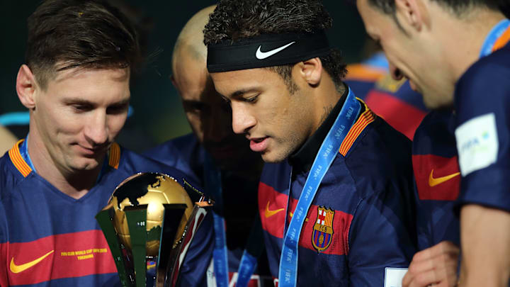 Neymar é um dos poucos jogadores do Brasileirão Série A que já conquistaram um Mundial de Clubes