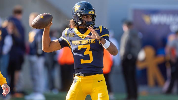 Oct 17, 2026; Morgantown, West Virginia, USA; West Virginia Mountaineers quarterback Michael Hawkins Jr. (3) warms up prior to their game against the Cincinnati Bearcats at Milan Puskar Stadium. Mandatory Credit: Ben Queen-Imagn Images Oct 17, 2026; Morgantown, West Virginia, USA; West Virginia Mountaineers quarterback Michael Hawkins Jr. (3) warms up prior to their game against the Cincinnati Bearcats at Milan Puskar Stadium. Mandatory Credit: Ben Queen-Imagn Images
