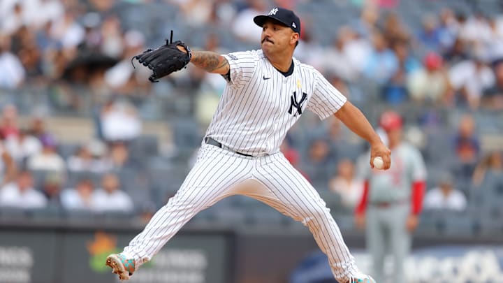 Cortés trabajó el pasado sábado desde el bullpen de Yankees 