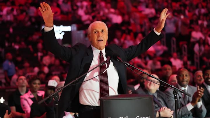 Pat Riley, who turns 80, on March 20, is facing criticism with the Miami Heat embarked upon their longest losing streak in 17 years. ESPN's Kendrick Perkins called for him to be judged and move on on Wednesday's 'NBA Today.'