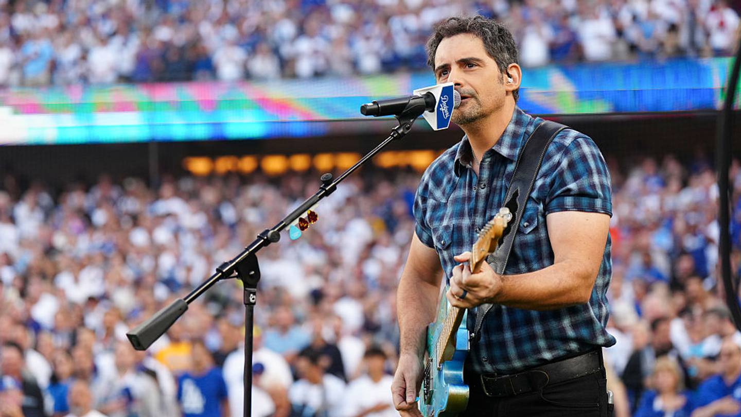 Brad Paisley's National Anthem Performance May Have Jinxed Dodgers