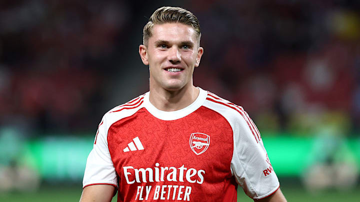 Gyökeres was introduced to Arsenal fans for the first time on Sunday. 