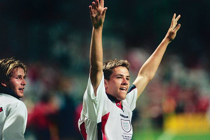 Michael Owen at the 1998 World Cup. Michael Owen at the 1998 World Cup.