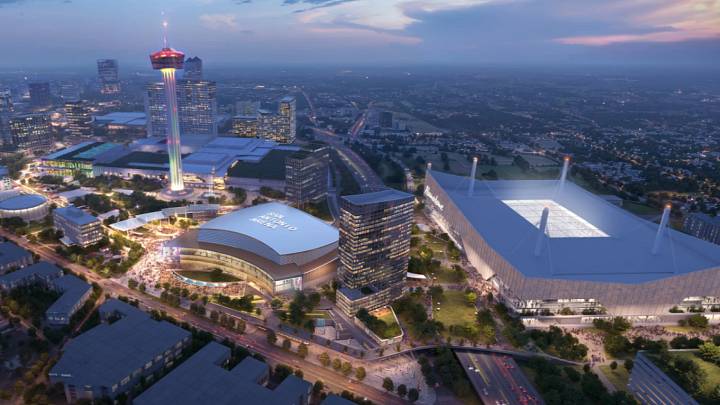 A rendering of the proposed "Project Marvel" in Downtown San Antonio A rendering of the proposed "Project Marvel" in Downtown San Antonio