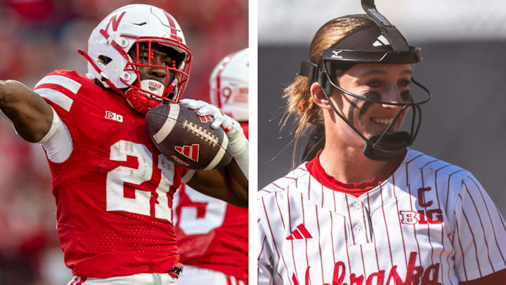 Emmett Johnson and Jordy Frahm take home Male and Female Athlete of the Year for Nebraska Athletics in 2026. 