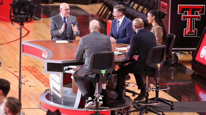 ESPN presented its College GameDay pregame show before a Texas Tech basketball game, Saturday, Jan. 24, 2026, in United Supermarkets Arena. ESPN presented its College GameDay pregame show before a Texas Tech basketball game, Saturday, Jan. 24, 2026, in United Supermarkets Arena.