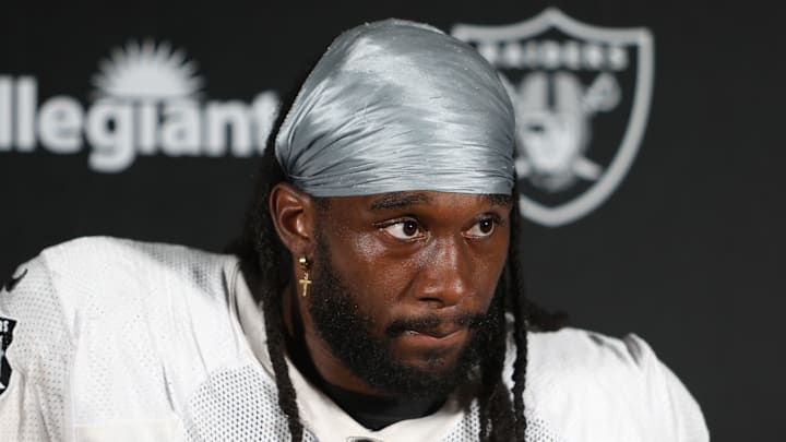 Las Vegas Raiders RB Alexander Mattison Las Vegas Raiders RB Alexander Mattison