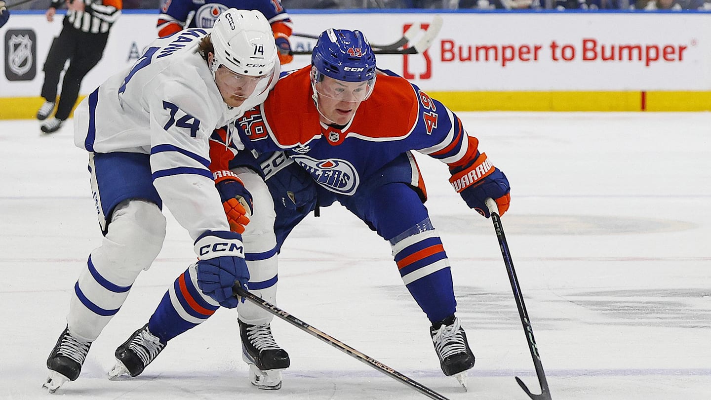 The Oilers reported to still be in the market for Maple Leafs’ McMann