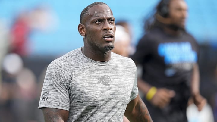 Carolina Panthers linebacker Nic Scourton.