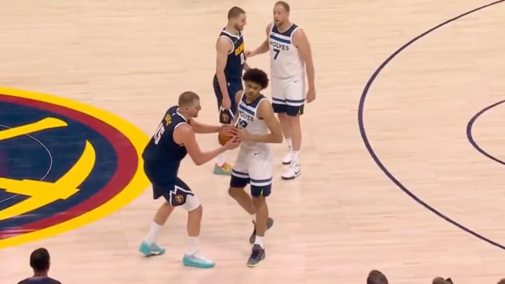 Nikola Jokić tried to steal a basketball after everyone else stopped trying.