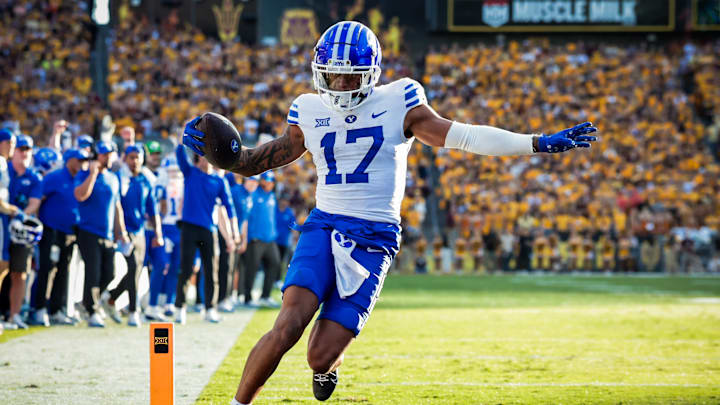 BYU wide receiver Keelan Marion against Arizona State