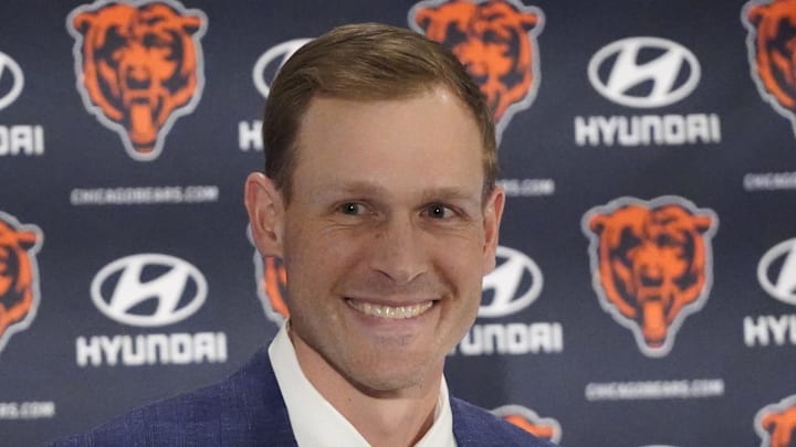Chicago Bears head coach Ben Johnson