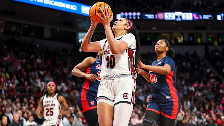 South Carolina basketball post player Kamilla Cardoso