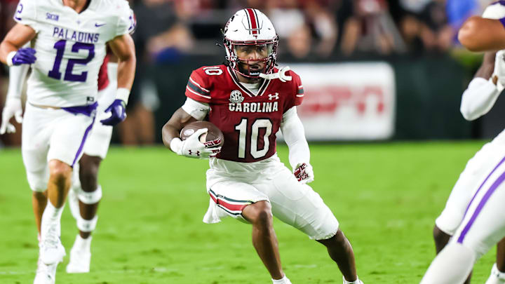 South Carolina football wide receiver Ahmarean Brown