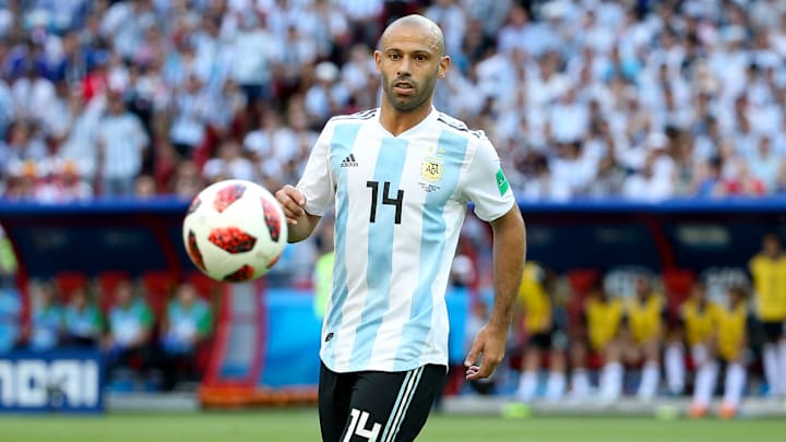 Mascherano con Argentina