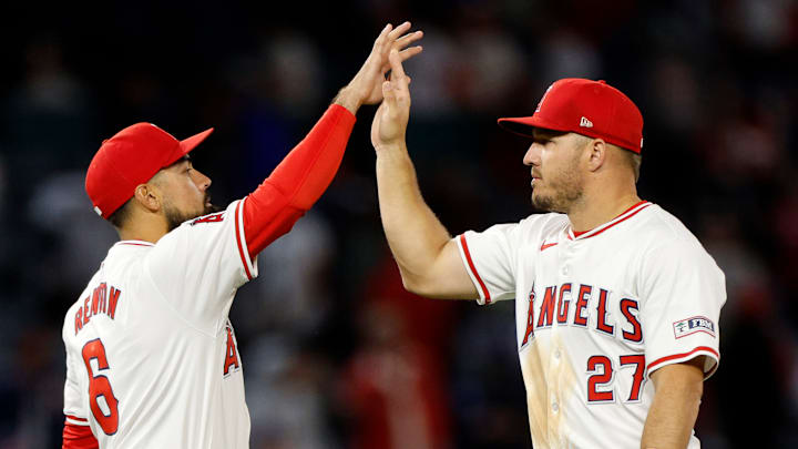 Mike trout retro jersey clearance