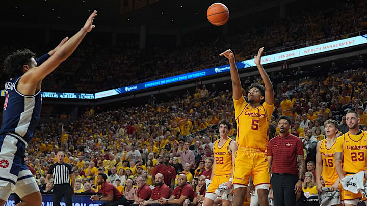 Iowa State and Curtis Jones host BYU in Big 12 Conference action Tuesday night.