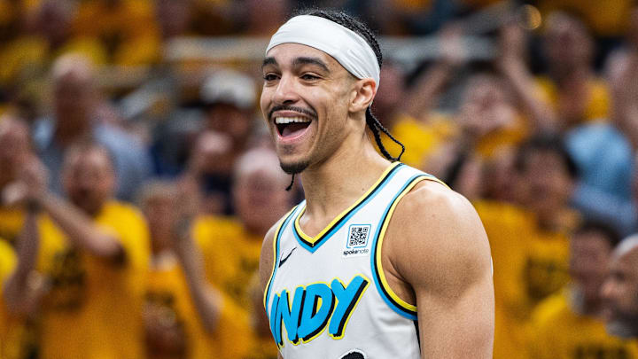 Indiana Pacers guard Andrew Nembhard (2).