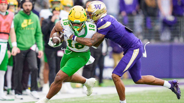 When the Hoosiers and Ducks take the field in the Peach Bowl, Kenyon Sadiq will be the most talented athlete on the field.