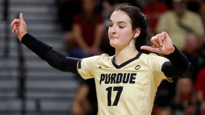Eva Hudson, Purdue women's volleyball player Eva Hudson, Purdue women's volleyball player