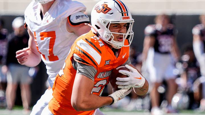 Oklahoma State's Caleb Hawkins.