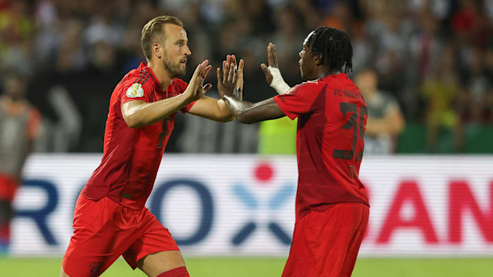 Bayern Munich forward Harry Kane backs Mathys Tel to succeed at Tottenham Hotspur.