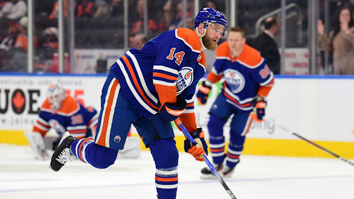 San Jose Sharks v Edmonton Oilers