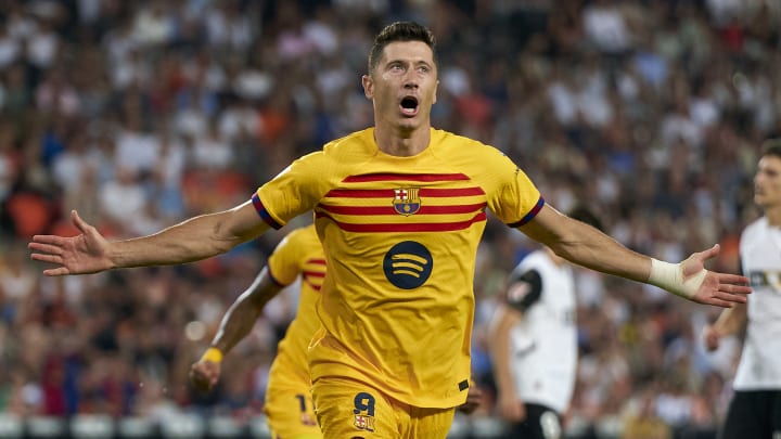 Robert Lewandowski s'est déjà illustré lors du premier match du Barça en Liga cette saison. 