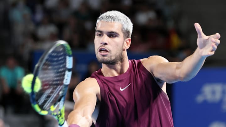 Carlos Alcaraz discussed his growing confidence at the Japan Open.