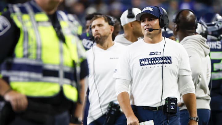 Seattle Seahawks head coach Mike Macdonald