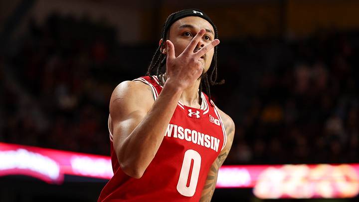Wisconsin Badgers guard Braeden Carrington. Wisconsin Badgers guard Braeden Carrington.