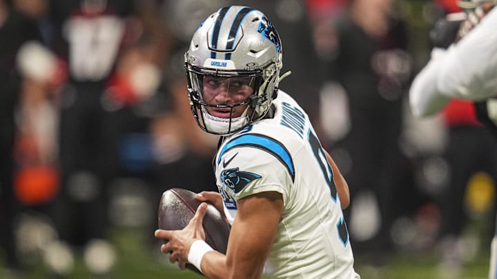 Carolina Panthers quarterback Bryce Young.