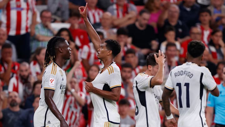 Eduardo Camavinga, Fran Garcia, Jude Bellingham y Rodrygo Goes Eduardo Camavinga, Fran Garcia, Jude Bellingham y Rodrygo Goes