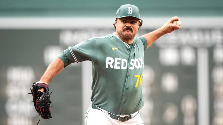 Jun 17, 2026; Boston, Massachusetts, USA; Boston Red Sox starting pitcher Payton Tolle (70) throws in the first inning against the New York Yankees at Fenway Park. Mandatory Credit: Jaiden Tripi-Imagn Images