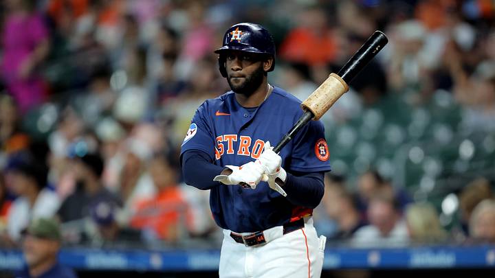 Houston Astros designated hitter Yordan Alvarez. Houston Astros designated hitter Yordan Alvarez.